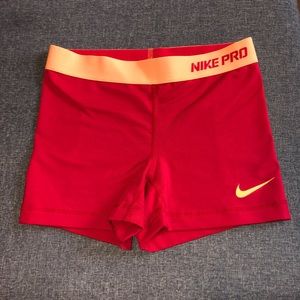 Nike pro pink dri-fit spandex